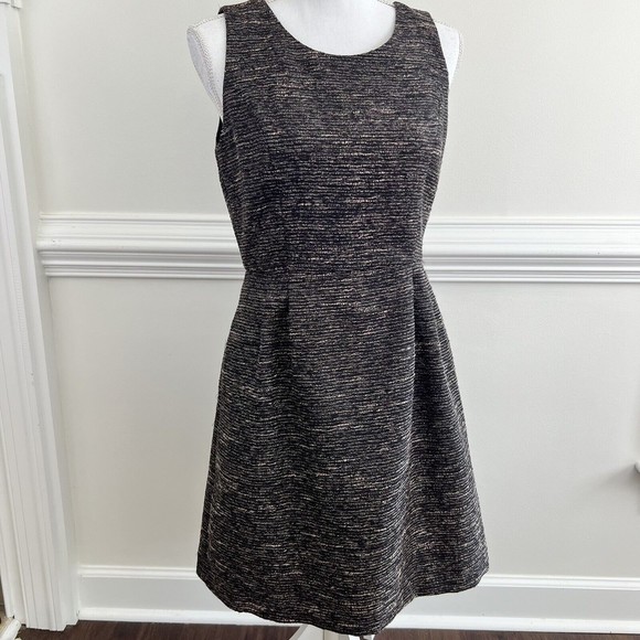 The Limited Dresses & Skirts - 🎉Clearance! 4/$20🎉 LIMITED Soft Tweed Sheath Dress Sz 6 Blk & Gry Sleeveless